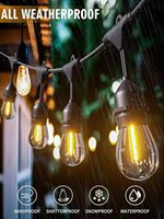 Guirlandes LED pour extérieur, imperméables, pour mariage, fenêtre, mur, décoration de fête