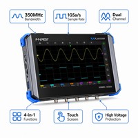 7 Inch IPS Screen DPOS350P 4-in-1 350M Tablet Oscilloscope Signal Generator Spectrum Frequency Analyzer