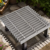 Grille en acier galvanisé à emboîtement, robuste, de conception industrielle, pour couvercle de tranchée, idéale pour les immeubles de bureaux et les parcs