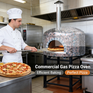 Horno de <span class=keywords><strong>Pizza</strong></span> a Gas HN QDMECH de Alta Temperatura, Hecho a Mano, con Cúpula de Mosaico, Horno Italiano <span class=keywords><strong>para</strong></span> <span class=keywords><strong>Pizza</strong></span>, Horno Comercial <span class=keywords><strong>para</strong></span> Hornear - Product Image 5