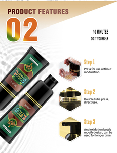 Private Label Natural 100% Argan Oil Ingredients <strong>Hair</strong> Color Shampoo Quickly <strong>Dye</strong> and Repair <strong>Hair</strong> - Product Image 5