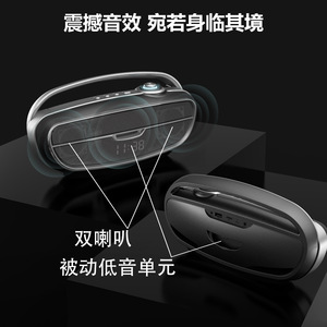 Retro Stereo Bluetooth Speaker With FM Radio Rechargeable Portable Home Wireless Speaker - Product Image 3