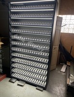 Tabakregal für amerikanische Tankstellen und Geschäfte, Zigarettenschrank für Raucherecken, Zigarettendisplays aus Metall zum Verkauf