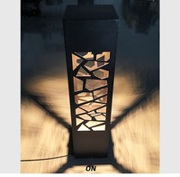 Lampes décoratives d'extérieur pour jardins et parcs, en aluminium de haute qualité, fabriquées par Heart