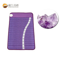 Coussin de massage chauffant en améthyste naturelle Jiwan Lejia Health Therapy avec technologie Shield