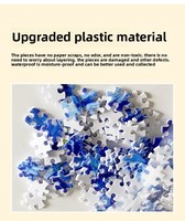Mainan Puzzle DIY anak 2-4 tahun, mainan Puzzle DIY berkualitas tinggi, ukuran 500*520 yang dapat disesuaikan, terbuat dari Game PC pendidikan plastik tahan lama isi 380