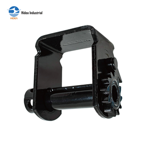 Cabrestante deslizante estándar para remolque, montado bajo el chasis, con muescas, <span class=keywords><strong>de</strong></span> acero con recubrimiento negro, para plataforma plana, EN12195-2, para asegurar tuberías y madera. - Product Image 4
