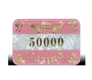 ชิปโป๊กเกอร์รอยัลฟลัช รูปทรงสี่เหลี่ยมผืนผ้า ชิปคาสิโน ชิปเท็กซัสโฮลเอ็ม ขายส่ง ชิปโป๊กเกอร์อะคริลิค - Product Image 1