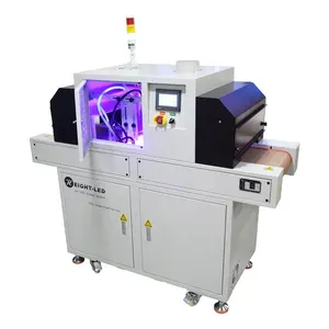 Mesin pengering UV terowongan pengeringan tinta pcb baru akrilik foto cair kristal uv curing untuk lem UV kaca gluping