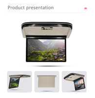 Monitor de Techo para Automóvil con Pantalla Táctil IPS de 15.6 Pulgadas y Android 11, para Autos/Autobuses/Embarcaciones, 1 Año de Garantía, Precio Bajo