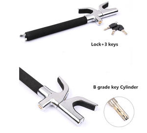 Verrouillage manuel antivol pour volant de voiture, verrouillage universel pour fourgonnette, sécurité antivol, verrouillage rétractable robuste - Product Image 6