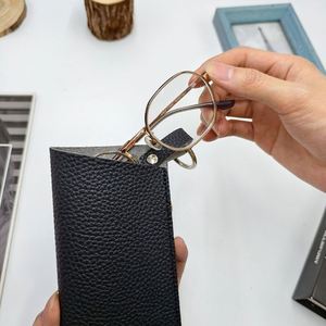 Popular Pu Leather Sunglasses Travel Portable Eyeglass Sleeve Reading Protective <b>Glasses</b> <b>Case</b> - Product Image 3