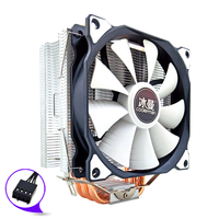 Ventilateur de refroidissement CPU SNOWMAN 6 caloducs pour Intel LGA 1700 ARGB 120 mm PWM 4 broches, dissipateur thermique pour PC