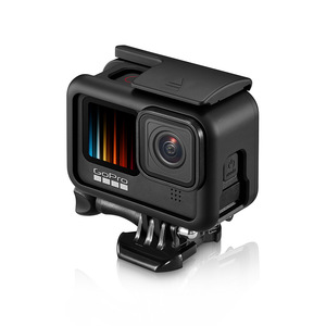 Soporte de fijación anticaída, marco protector de puerta lateral de plástico <span class=keywords><strong>con</strong></span> cubierta de lente de silicona para Gopro Hero 11/10/9 - Product Image 4