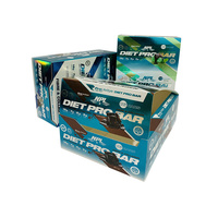 Boîte de présentation en carton blanc pliable pour barres protéinées avec logo personnalisé en gros, emballage pour en-cas énergétiques