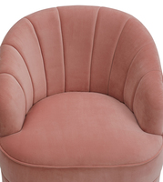 La mode nordique metab belle rose petite et exquise chaise de loisirs de salon contemporaine de luxe
