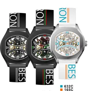 2023贝塞隆新款彩色硅胶表带时尚石英男士手表