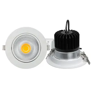 DALI dimmbare CE/RoHS/SAA genehmigt anti-glare UGR7-20 flimmern kostenloser 30w strahl winkel einstellbar cob einbau-downlight led-licht