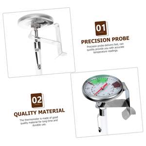 مقياس حرارة الطعام مسبار زيت للقلي مقياس حرارة رقمي للشواء درجة الحرارة - Product Image 5