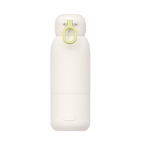 Calentador de Biberones Portátil Recargable para Exteriores Noobebe NB-TN308A, 350 ml, Botón de Silicona, Temperatura Ajustable, Gran Venta 2026