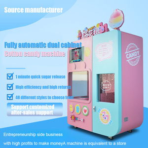 Robot <span class=keywords><strong>de</strong></span> <span class=keywords><strong>barbe</strong></span> <span class=keywords><strong>à</strong></span> <span class=keywords><strong>papa</strong></span> automatique d'usine commerciale faisant <span class=keywords><strong>la</strong></span> <span class=keywords><strong>machine</strong></span> <span class=keywords><strong>avec</strong></span> du sucre - Product Image 4