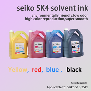 Venta caliente 5L SK4 Impresora de inyección de tinta 510/35PL Boquilla Tinta de impresora solvente ecológica para exteriores de bajo olor - Product Image 6