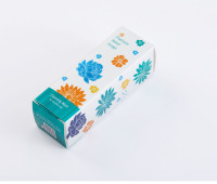 Boîte en carton pliable pour rouge à lèvres, boîte personnalisée pour cartes, boîte en papier cosmétique avec logo en feuille de cuivre à chaud, boîte pour vernis à ongles, huile essentielle