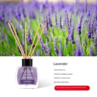 Ensemble diffuseur de parfum en céramique et en fibre de 120 ml avec flacon en verre personnalisé pour l'aromathérapie à domicile, parfum frais sans alcool
