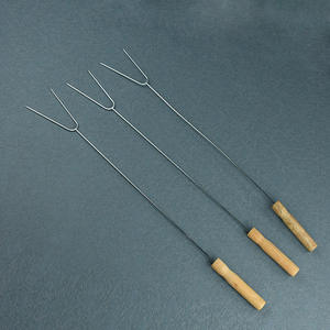 Yolegen ไม้เสียบบาร์บีคิวกลางแจ้งขนาดใหญ่ทำจากสเตนเลสสตีลด้ามเป็นรูปตัวยูไม้เสียบไม้ปีกไก่ Zibo - Product Image 1