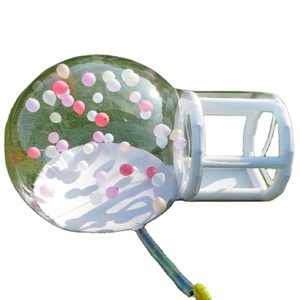 Ballons en PVC commerciaux fête d'enfants maison drôle dôme gonflable tente à bulles maison de ballons gonflables transparents - Product Image 1