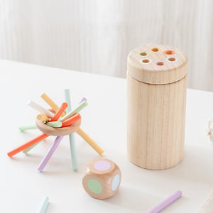 Juguete sensorial de madera para bebés, habilidades motoras finas, juego de palo de equilibrio, juguetes Montessori para bebés de 6 <span class=keywords><strong>meses</strong></span> a 3 años - Product Image 1