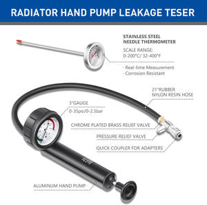 Kit d'outils de réparation automobile, 28 pièces, détecteur de fuite de joint de tête, analyseur de moteur pour système de refroidissement de réservoir d'eau, recharge de liquide de refroidissement de radiateur - Product Image 4