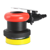 Mini ponceuse-polisseuse pneumatique orbitale aléatoire pour bois et matériaux humides, 1'' 2'' 3'' 4'' pouces, avec disque de ponçage et fonction de meulage ponctuel