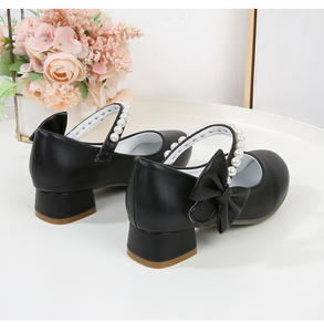 Scarpe Eleganti da Principessa con Tacco Alto per Ragazze, Alla Moda in Microfibra Multicolore, Suola in Gomma per Feste, Matrimoni e Spettacoli - Product Image 5