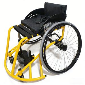 Silla de Ruedas de Baloncesto de Aluminio Resistente para Entrenamiento Diario, con Rueda Trasera de Liberación Rápida - Product Image 1