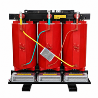 Transformateur de puissance de type sec en résine coulée 10 kVA 10/0,38 kV avec refroidissement par air forcé, fabrication directe d'usine