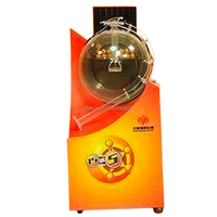 Machine de loterie bingo électrique personnalisée à air comprimé avec tambour en acrylique transparent, idéale pour les activités de loterie en émission télévisée