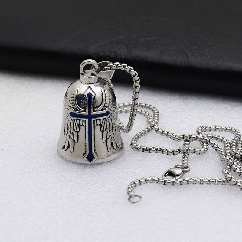 Collar azul szj gris plata