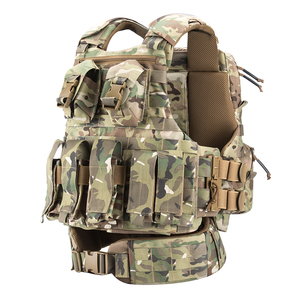 Gilet Tactique de Protection Individuelle à Dégagement Rapide MOLLE pour Homme, Porte-Plaques pour Entraînement en Extérieur et Sécurité - Product Image 3