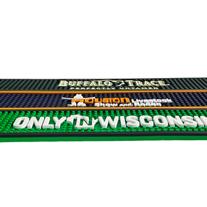 Custom Branded <b>Silicone</b> PVC Bar <b>Mat</b> Beer Rail <b>Mat</b> Drip Tray Non Slip Service <b>Mat</b> Table <b>Mat</b> Coaster Placemat Bartender Pad - Product Image 4