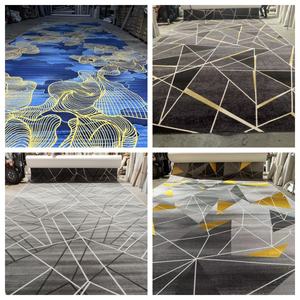 Hotel de 5 estrellas, alfombra de pared de flores moderna, rollo de lujo Axminster, poliéster con mechones, antideslizante, para mascotas, Teppich Hotel CorridorCarpet - Product Image 2