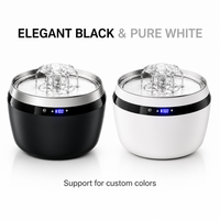 Fontaine à eau pour animaux de compagnie WF320 Smart 2L à température constante, en acier inoxydable 304, pompe sans fil, distributeur automatique d'eau pour chats et chiens