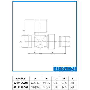 ที่ยึดเครื่องมือหมุนโครเมียม Aida แบบตรง3/8-24x1.5 - Product Image 3