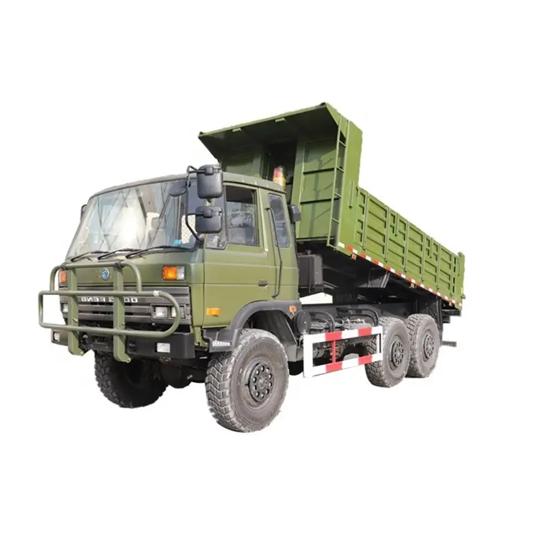 Novo caminhão basculante Dongfeng 6*4 eixo quadriciclo basculante 12 rodas caminhão basculante 30-50 toneladas amarelo