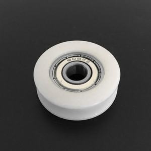 Puerta corredera para ascensor, garaje, remolque thuck, <span class=keywords><strong>polea</strong></span> de plástico con ranura <span class=keywords><strong>en</strong></span> U recubierta de nailon, 608ZZ 626ZZ 625ZZ - Product Image 4