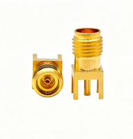 Connecteur coaxial RF à ondes millimétriques 2.92-KHD, prise femelle 2.92mm pour montage sur panneau PCB, DC-40GHz, service BOM complet