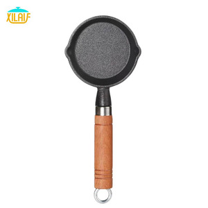 Nuevo hogar Mini <span class=keywords><strong>hierro</strong></span> <span class=keywords><strong>fundido</strong></span> antiadherente no recubierto sartén huevos fritos sartén para Carne frita sartén <span class=keywords><strong>de</strong></span> <span class=keywords><strong>hierro</strong></span> <span class=keywords><strong>fundido</strong></span> con mango <span class=keywords><strong>de</strong></span> madera - Product Image 4
