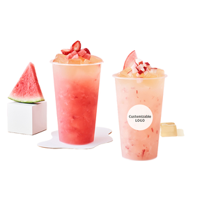 Tek kullanımlık şeffaf PP plastik tek duvarlı dayanıklı sütlü çay bardağı, <span class=keywords><strong>bubble</strong></span> <span class=keywords><strong>tea</strong></span>, limonlu çay, soğuk içecekler, paket servis içecekleri için. - Product Image 1