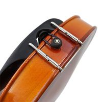 1 Set Violin Tailpiece 3 in 1 Ebony Tailpiece with Rope Fine Tuners Kits for 4/3 4/4 Violin High Quality and Brand New