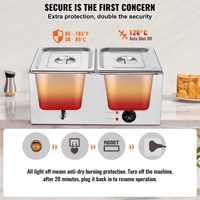 Réchauds alimentaires carrés en acier inoxydable pour buffets, armoires de conservation de la chaleur spécialement conçues pour les fournitures de restauration
